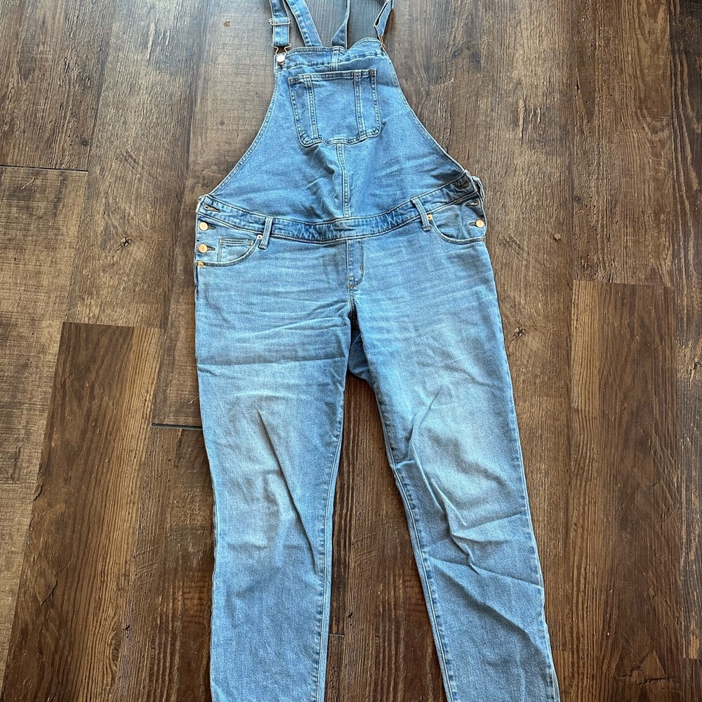 Maternity Denim Overalls Size 8